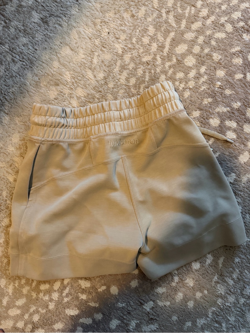 lululemon athletica Women's Sand Beige Athletic Shorts